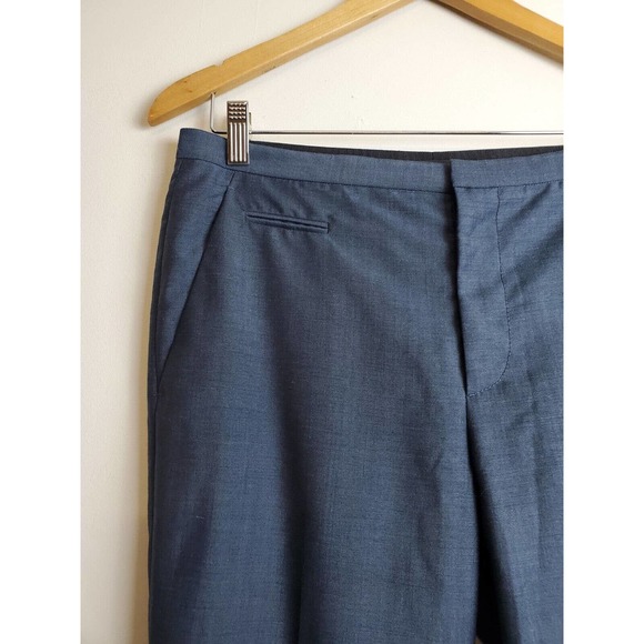Marc Jacobs 6 Dress Pants Women Wool Career Work Designer Business Navy Blue - Picture 3 of 11